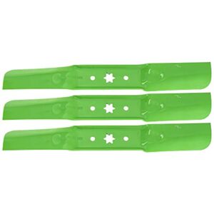 8TEN LawnRAZOR Mower Blade Set for MTD Cub Cadet RZT S54 L54 Troy Bilt 54 inch Deck 942-05056A 942-05056 (Medium Lift)