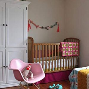 2xhome EMRocker Rocking Chair, Coral Pink