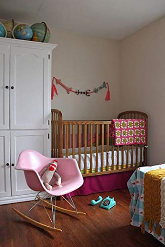 2xhome EMRocker Rocking Chair, Coral Pink