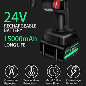 NEWSTYP 500W High Strength Wireless Pressure Washer 24V 15000Ah Wide Use Portable High Pressure Water Sprayer Multi-Function Washing Machine for Car