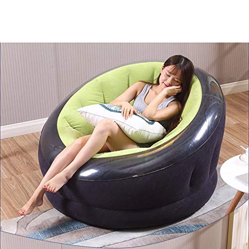 DLOETT Creativity Inflatable Leisure Chair, Portable Indoor and Outdoor Lazy Stool Inflatable Chair