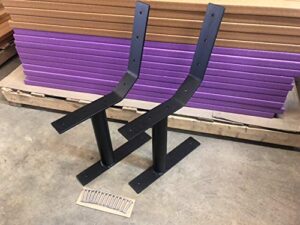 the roudebush company park bench frames-free standing