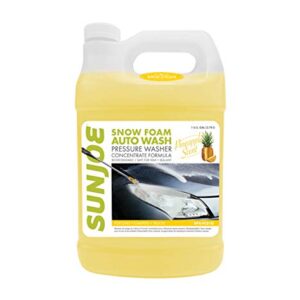 Sun Joe SPX-FCS1G Premium Snow Foam Cannon Pineapple Pressure Washer Rated Car Wash Soap and Cleaner, 1-Gallon