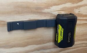 battery holder for ryobi | 40v battery holder ryobi | battery storage for ryobi | wall mount for ryobi 40v batteries