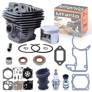 mtanlo 56mm big bore cylinder piston gasket kit for stihl ms660 066 ms640 ms650 064 chainsaw replacement parts nikasil coated