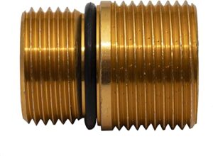 simpson cleaning 7110264 water oulet fitting for oem technologies 520004 and 520006 axial cam pressure washer pumps, gold