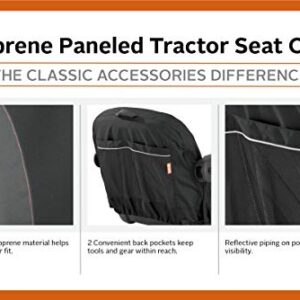 Classic Accessories Lawn Tractor Neoprene Seat Cover, Large