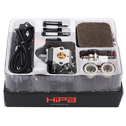 Hipa FS80R Carburetor for STHIL FS85 FS85R FS80 FS72 FS74 FS75 FS76 FS85RX HS72 HS74 HS75 HS76 HS80 HS85 HL75 FH75 FC75 FC85 KM80 HT70 HT75 String Trimmer Weedeater w Maintenance Kit