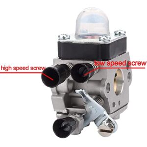 Hipa FS80R Carburetor for STHIL FS85 FS85R FS80 FS72 FS74 FS75 FS76 FS85RX HS72 HS74 HS75 HS76 HS80 HS85 HL75 FH75 FC75 FC85 KM80 HT70 HT75 String Trimmer Weedeater w Maintenance Kit