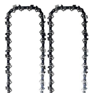 Opuladuo 2PC 14" Chainsaw Chain 3/8" LP 050" 52DL Fit for Portland Harbor Freight 64497 64498 67255 58949