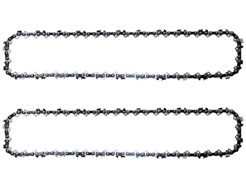 Opuladuo 2PC 14" Chainsaw Chain 3/8" LP 050" 52DL Fit for Portland Harbor Freight 64497 64498 67255 58949
