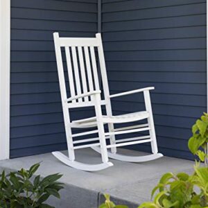 Woodlawn&Home, 100019, Mission Style Rocking Chair, White