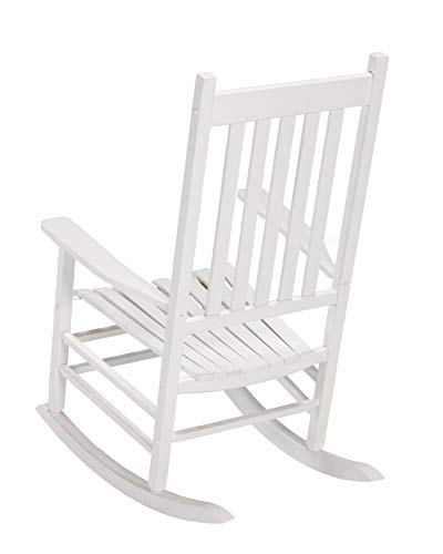 Woodlawn&Home, 100019, Mission Style Rocking Chair, White