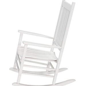 Woodlawn&Home, 100019, Mission Style Rocking Chair, White