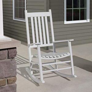 Woodlawn&Home, 100019, Mission Style Rocking Chair, White