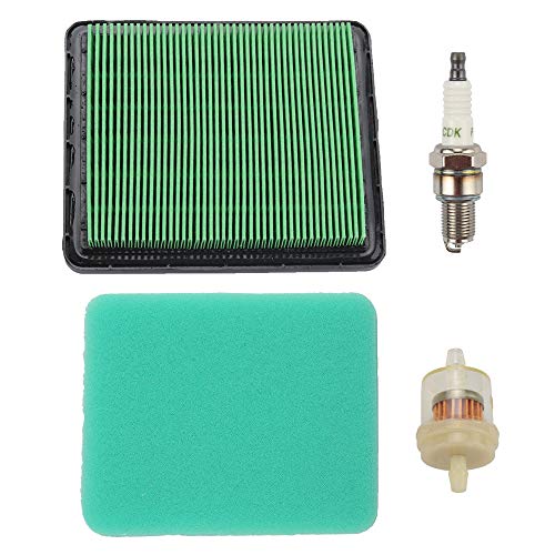 Harbot GCV160 17211-ZL8-023 Air Filter with Fuel Filter Spark Plug for Honda GC135 GC160 GC190 GCV135 GCV190 GX100 Engine Replace 17211-Z8B-901