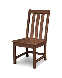 polywood® vineyard dining side chair (teak)