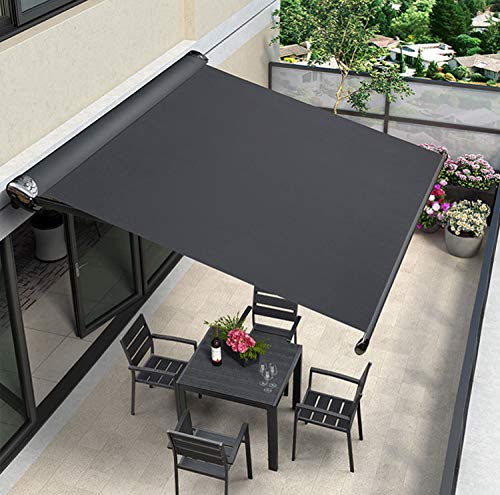 1800D Waterproof Canvas Heavy Duty Fabric - 60×36" Marine Awning Fabric(PVC Coated) Cordura Water-Resistant Material for Outdoor/Indoor Sunbrella Cushion Tent Anti-UV Reduce Glare/Black