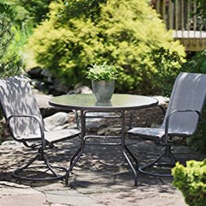 Patio Master Corporation Sienna Swivel Rocker (Set of 2) (Gray)