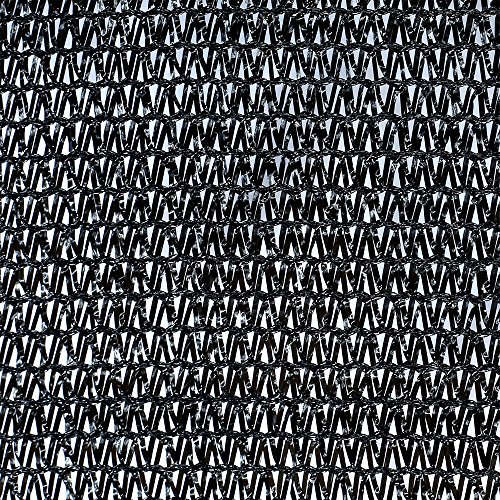 Agfabric 70% 6X 12ft Sunblock Shade Cloth with Grommets for Garden Patio, Black