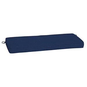 arden selections profoam essentials outdoor bench cushion 18 x 46, sapphire blue leala