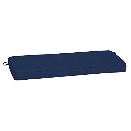 Arden Selections ProFoam Essentials Outdoor Bench Cushion 18 x 46, Sapphire Blue Leala