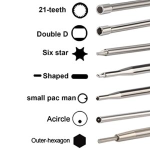 Hipa Pack-of-14 Carburetor Adjustment Tool Carburator Adjusting Kit for 2-Cycle Small Engine Compatible with Poulan STHIL Echo Ryobi Troy Bilt Trimmer Weedeater Chainsaw