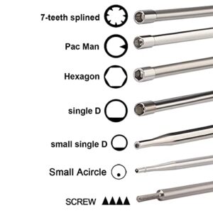 Hipa Pack-of-14 Carburetor Adjustment Tool Carburator Adjusting Kit for 2-Cycle Small Engine Compatible with Poulan STHIL Echo Ryobi Troy Bilt Trimmer Weedeater Chainsaw