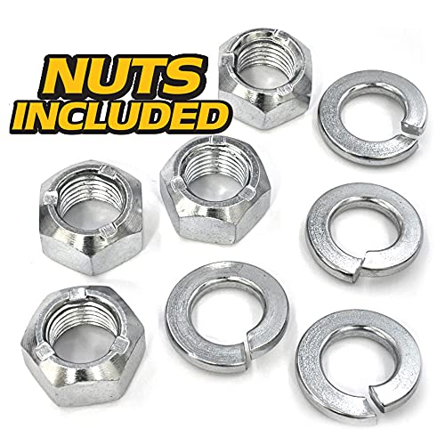 HD Switch - Adjustable Improved LH/RH Steering Drag Link Set fits 532194740 & 532194741 for Husqvarna Craftsman Murray Dixon Jonsered Poulan Pro AYP EHP WeedEater 194740 194741 - Dust Caps Included!