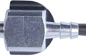 Fuel Shut Off Valve 1/4 Inch Line (Pack of 2) Compatible with 180 Degree Oregon 07-403 07403 Scag 48568 Sunbelt B1SB868 Heavy-Duty Inline Cut Petcock Diesel Petrol Gas Shut Off Valve