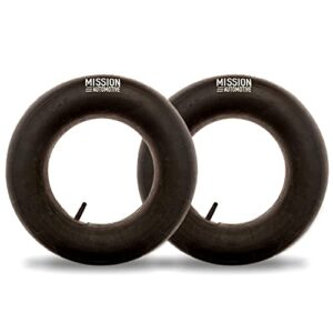 Premium Replacement Tire Inner Tubes with TR-13 Valve Stem - 2 Pack - 15x6.00-6"- Great for Riding Mowers, Lawn Mowers, Go Karts, and Golf Carts - Utility Tools - Mission Automotive