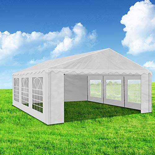 American Phoenix 20x20 Party Tent Heavy Duty Large White Roof Commercial Fair Car Shelter Wedding Events Canopy Tent - (White, 20x20)