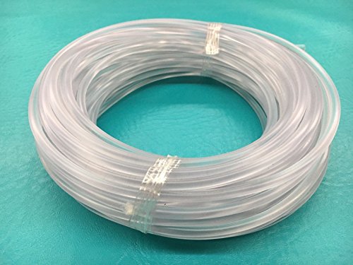 KOMORAX 25 Ft Long .19 Inch Solid Vinyl Sling Spline Awning Cord Chair Lounge Replacement Outdoor Patio Lawn Garden Pool Furniture Clear