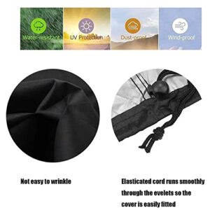 Lawn Mower Cover, Lawn mower Covers,rain cover lawn mower,420D Premium Oxford Push Mower Cover, Outdoor Sun Snow Uv Rain Dust Protection, Universal Fit (74 x 25 x 39 inch)