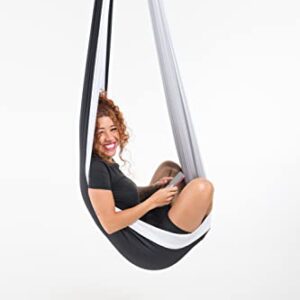 R&B Premium Sensory Swing for Adults & Kids w/ Special Needs - ADHD Autism Aspergers Integration & Processing Disorder - Calming Effect Therapy Hammock Chair - Indoor & Outdoor - Hardware Included