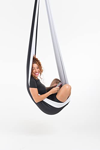 R&B Premium Sensory Swing for Adults & Kids w/ Special Needs - ADHD Autism Aspergers Integration & Processing Disorder - Calming Effect Therapy Hammock Chair - Indoor & Outdoor - Hardware Included