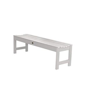highwood ad-benn1-whe lehigh backless bench, 5 feet, white
