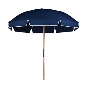 7.5 ft. avalon fiberglass heavy duty commercial grade beach umbrella with ash wood pole & acrylic fabric