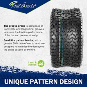 MaxAuto 2 Pcs 13x6.50-6 Turf Tire Mower Lawn and Garden Tractor, 4PR