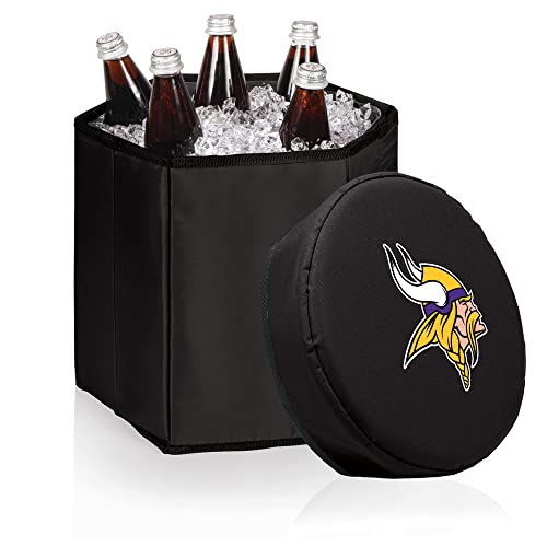 Black Minnesota Vikings 12 Quart Bongo Cooler