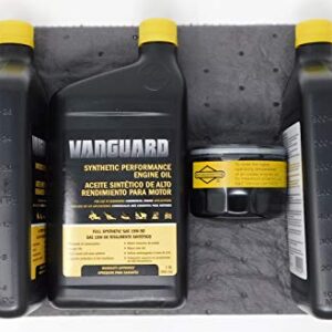 Briggs & Stratton 15W-50 (3 Quarts) Full Synthetic Vanguard Engine Oil Change Kit