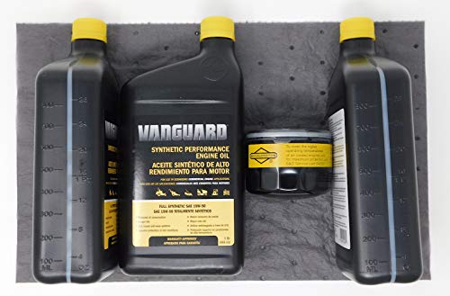 Briggs & Stratton 15W-50 (3 Quarts) Full Synthetic Vanguard Engine Oil Change Kit