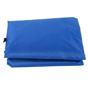vikye swing cushion cover, multiple colour swing waterproof cushion replacement 3seat chair seat cover for outdoor swing(dark blue (supplier specification: blue))