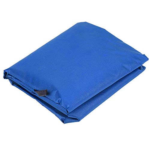 Vikye Swing Cushion Cover, Multiple Colour Swing Waterproof Cushion Replacement 3Seat Chair Seat Cover for Outdoor Swing(Dark Blue (Supplier Specification: Blue))