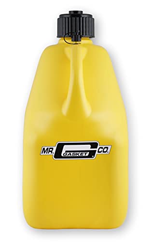 Mr. Gasket 36951G Utility Jug 5 Gal Yellow W/Hose Square