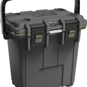 Pelican 20 Quart Elite Cooler (Gun Metal/OD Green)