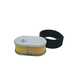 mowfill 937-05122 air filter with pre filter replace for mtd 737-05122 937-05122 fits mtd cub cadet 420cc engine 452cc engine rzt-l34 troy-bilt mustang fit 34
