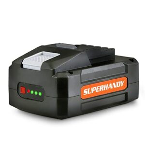 superhandy lithium-ion rechargeable battery 48v dc 2ah 88.8 watt hours (for the mobility scooter, ulv foggers, earth/ice auger and more) (bl481-sh)