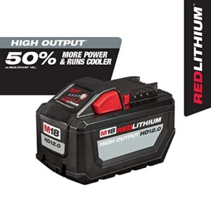 Milwaukee M18 18-Volt Lithium-Ion High Output Battery Pack 12.0Ah