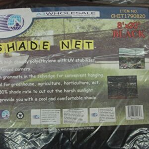 16' X 20' Black Shade Net Mesh Screen Garden Patio RV Nursery Canopy Sun Tarp